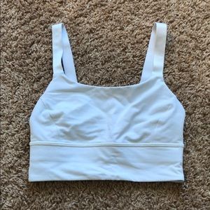 White Lululemon Sports bra